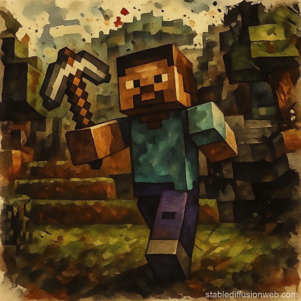 Молчаливый концепт истории ужасов в Minecraft