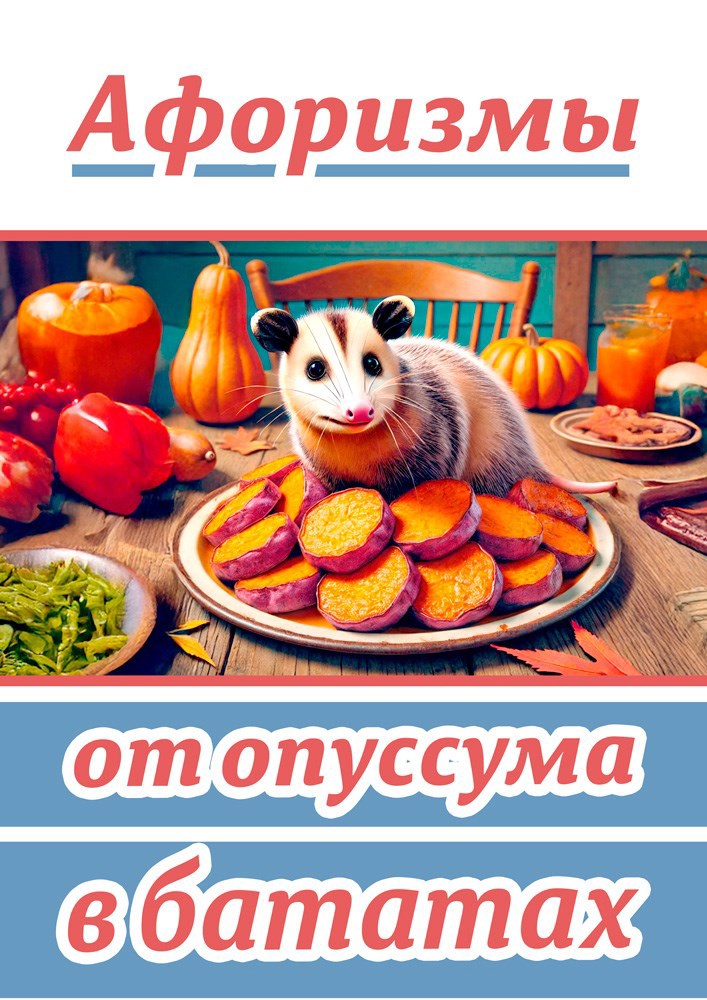 Афоризмы от опоссума в бататах