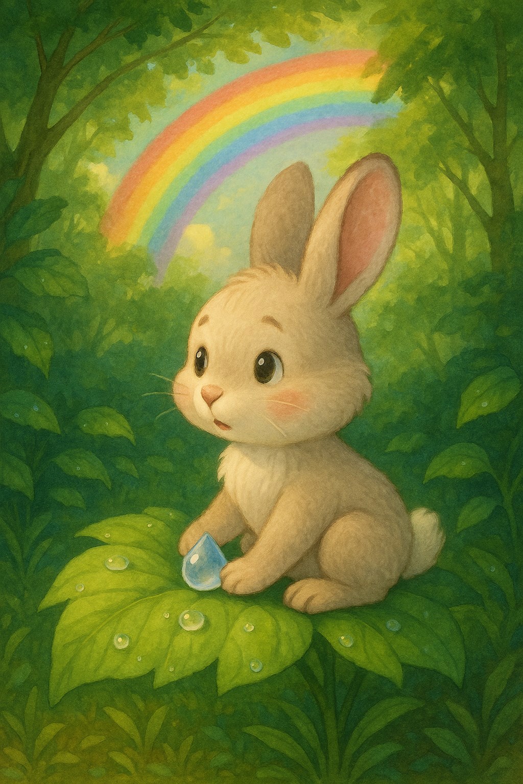 Ушастик заяц и волшебная капелька