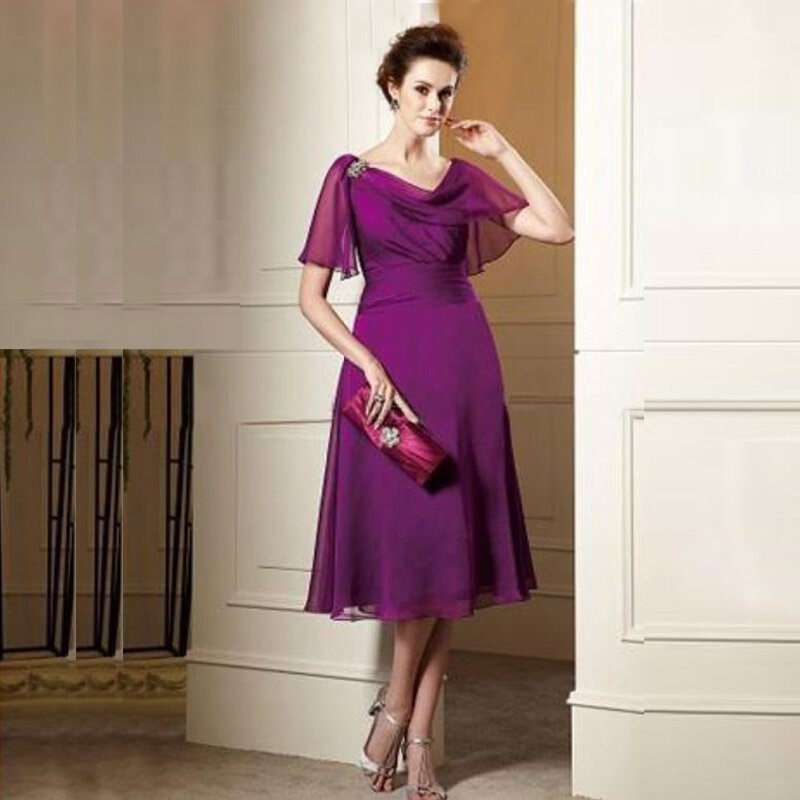 Фиолетовое платье