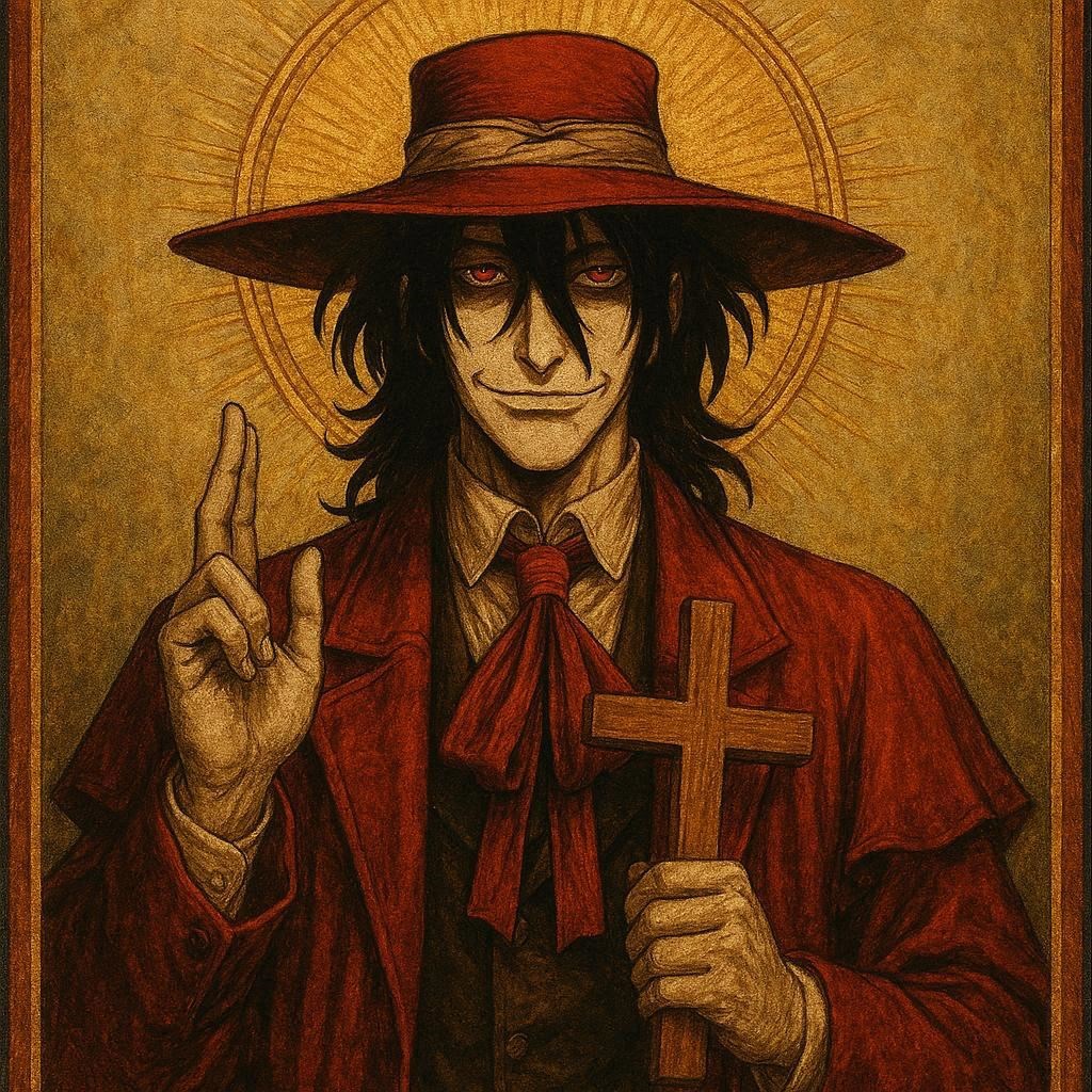 Алукард из Хеллсинг как истинный Мессия Христос