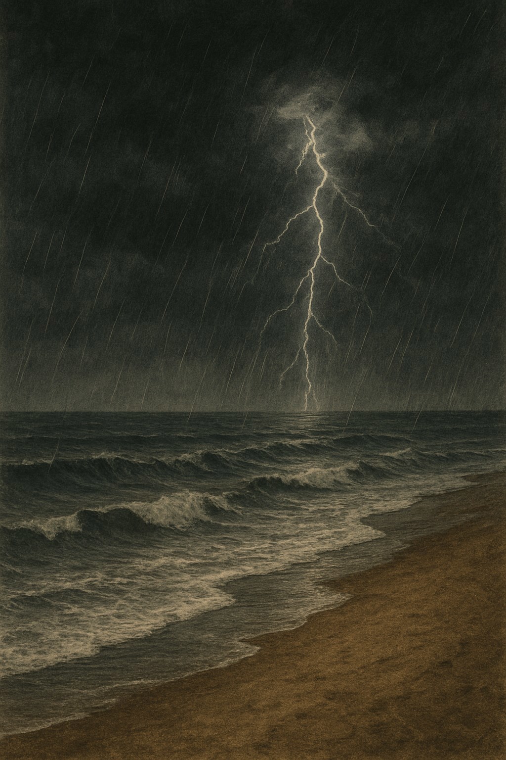 Волны на берегу моря