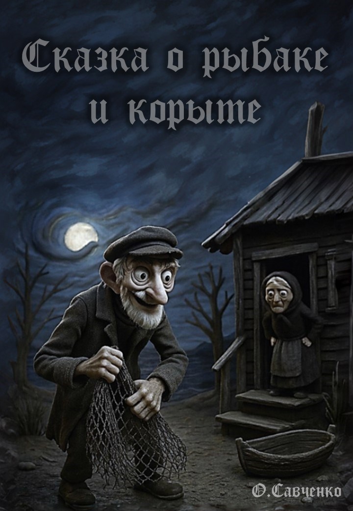 Сказка о рыбаке и корыте