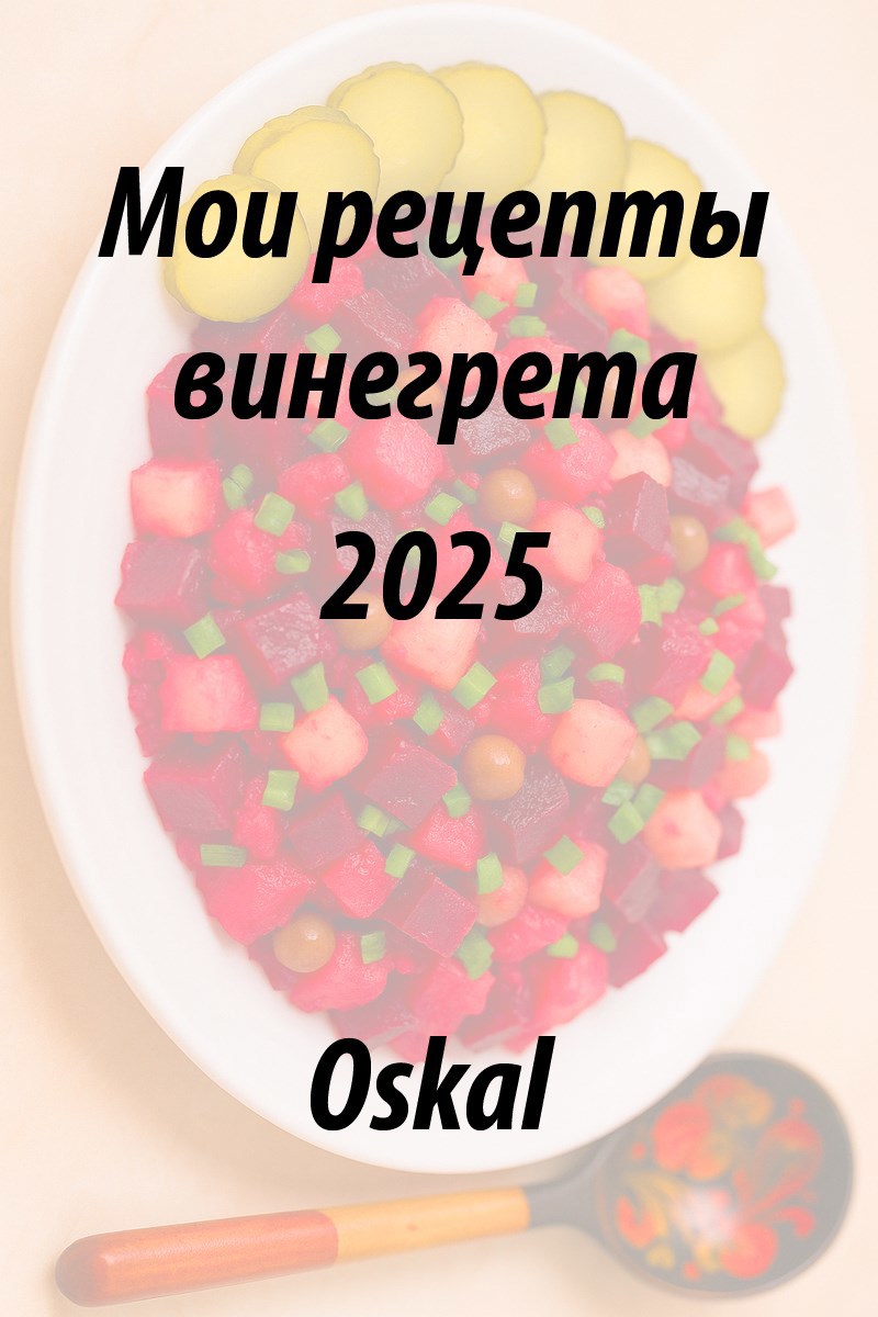 Мои рецепты винегрета