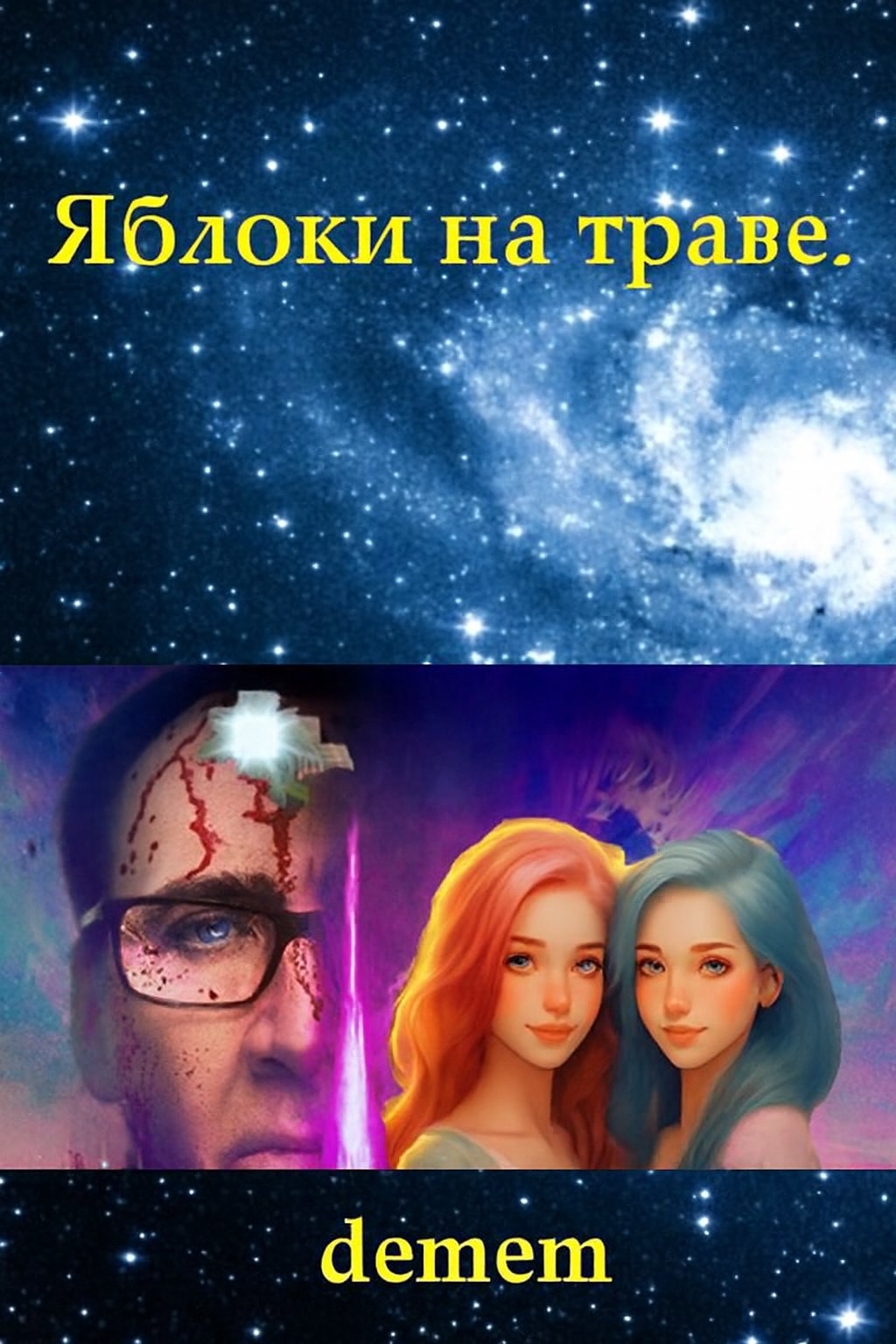 Яблоки на траве
