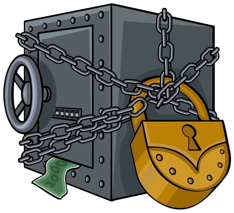 Запертый сейф