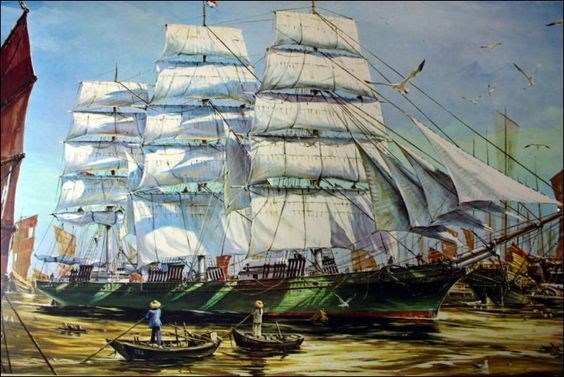 Прибытие клипера